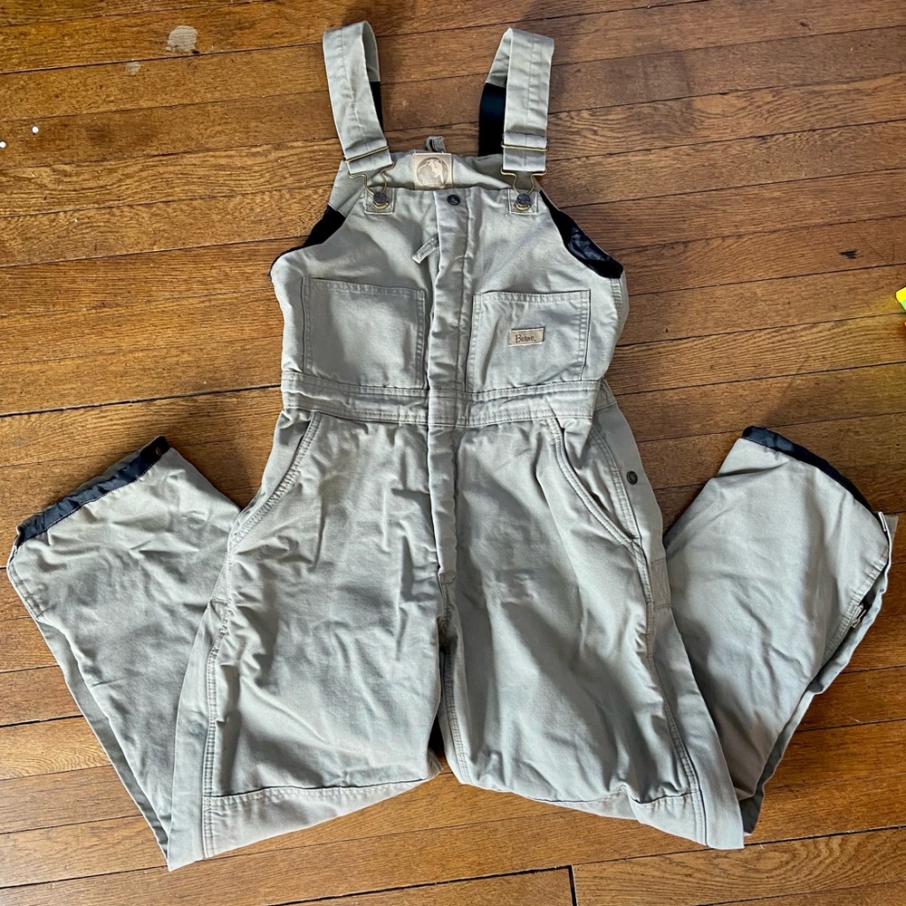Berne Softstone Insulated Bib Overalls Small